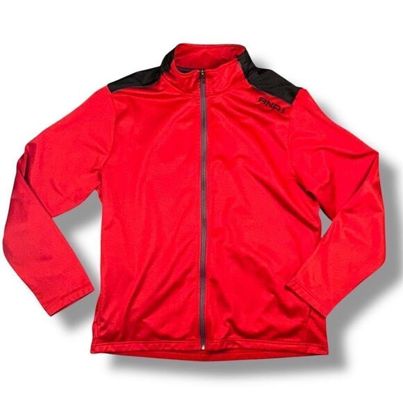 AND1 Red and Black Zip Up Jacket Sz XL - Picture 2 of 11